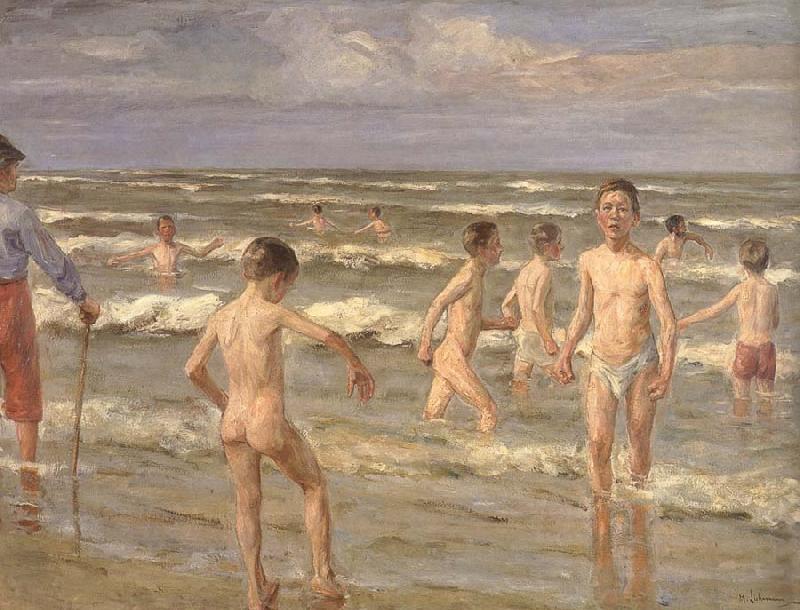 Walter Leistikow Bathing boy oil painting picture